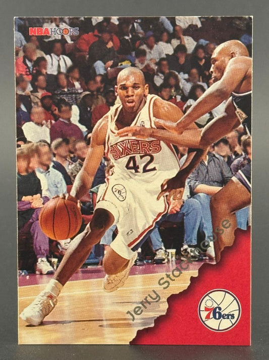 1995-96 NBA Hoops Jerry Stackhouse trading card #42.