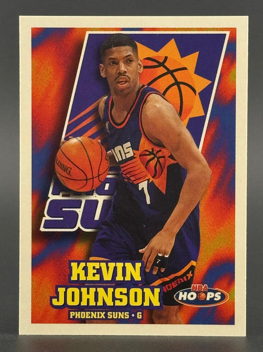 Kevin Johnson Phoenix Suns basketball trading card, NBA Hoops.
