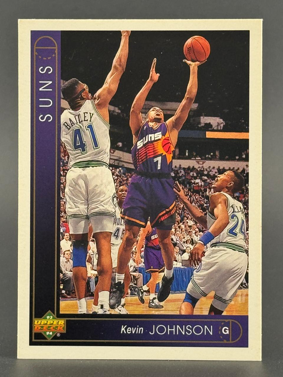 1993-94 Upper Deck Kevin Johnson basketball trading card.
