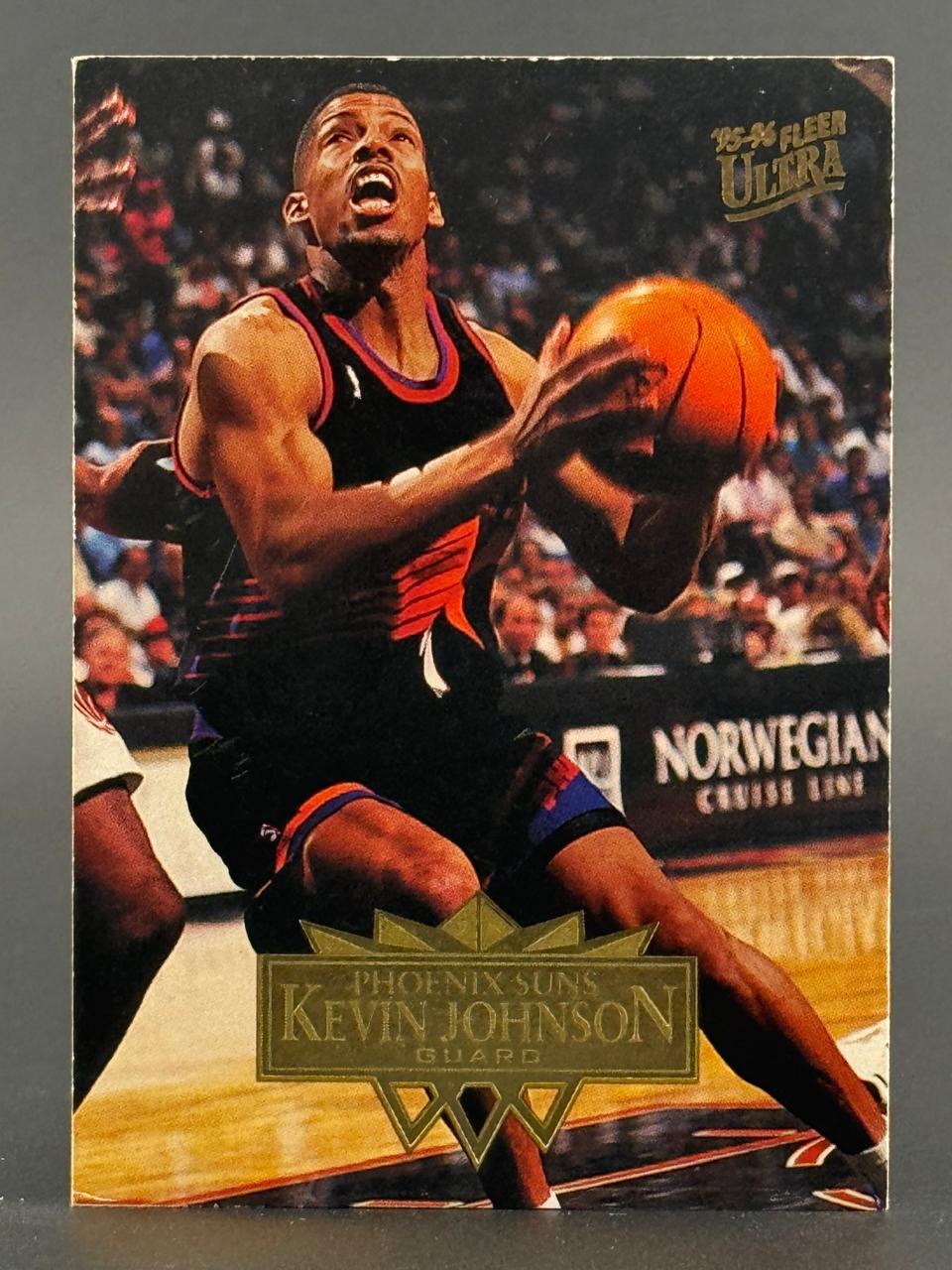 1995-96 Fleer Ultra Kevin Johnson Phoenix Suns basketball trading card.