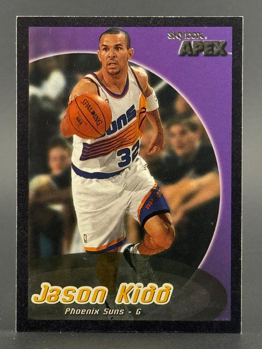 Trading card of Jason Kidd playing for the Phoenix Suns, from the SkyBox Apex set.