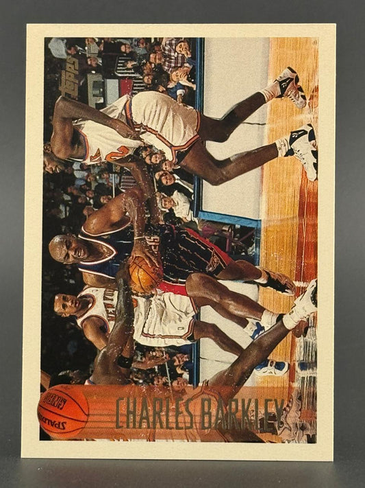 Charles Barkley basketball card, player name printed at bottom.