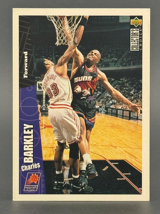 1994 Upper Deck Collector's Choice Charles Barkley basketball card.