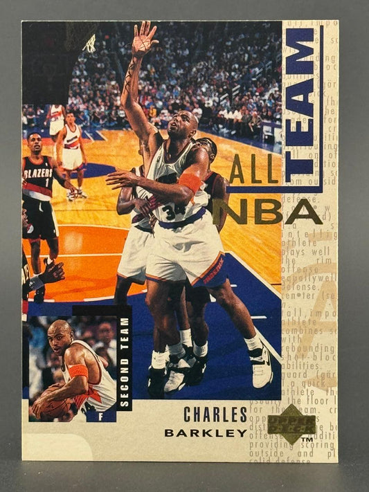 Charles Barkley 1993-94 Upper Deck All-NBA Team basketball card.