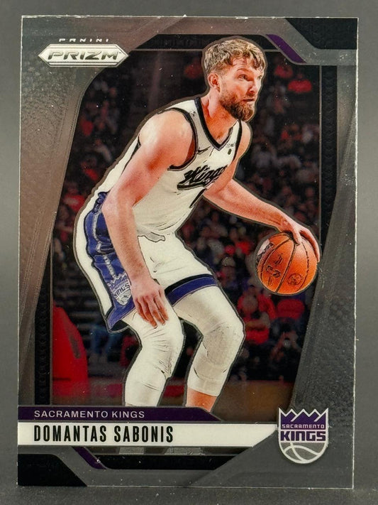 Domantas Sabonis 2021-22 Panini Prizm basketball card.