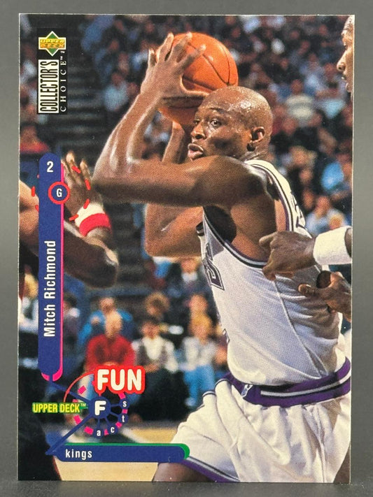 1994 Upper Deck Collector's Choice Mitch Richmond basketball card #2G, Kings.