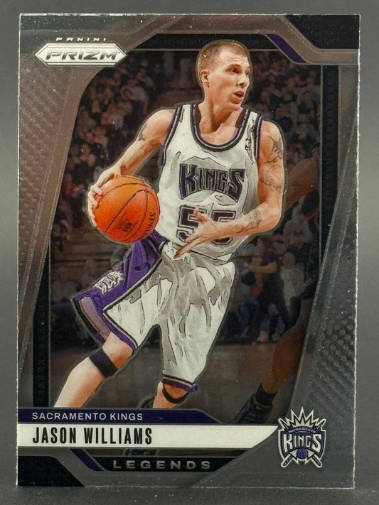 Jason Williams 2020-21 Panini Prizm Legends Sacramento Kings basketball card.