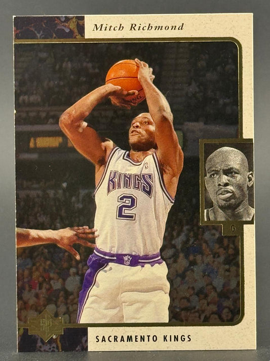 Mitch Richmond Sacramento Kings basketball trading card.