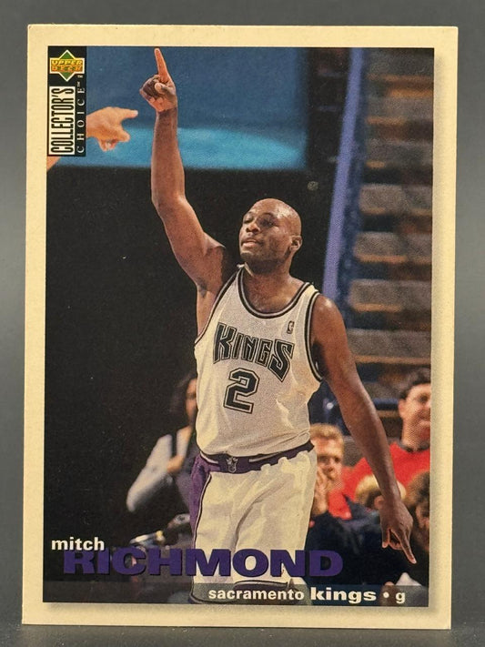 1994-95 Upper Deck Collector's Choice Mitch Richmond Sacramento Kings basketball card.