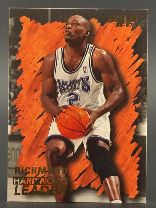 1996-97 Fleer Hardwood Leader Mitch Richmond trading card, #2 Sacramento Kings.