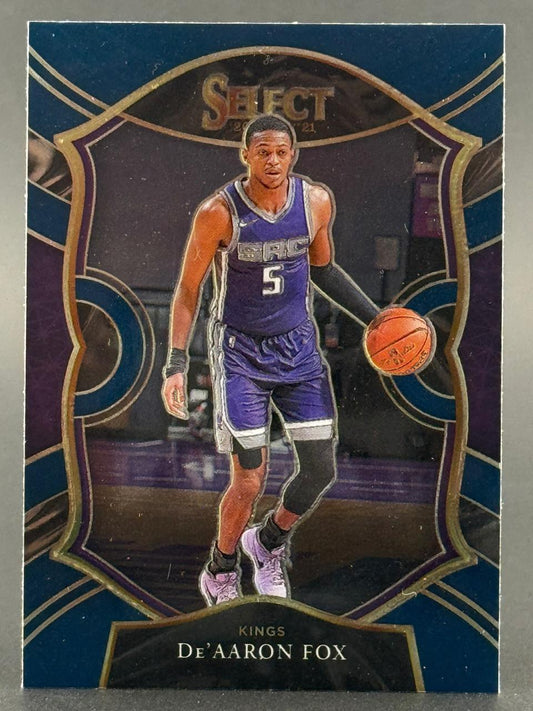 2020-21 Panini Select De'Aaron Fox Kings basketball card, #5.