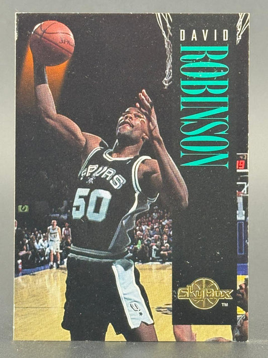David Robinson 1989-90 SkyBox basketball trading card.