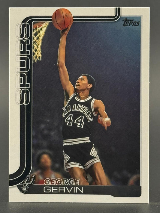 George Gervin San Antonio Spurs Topps basketball trading card.