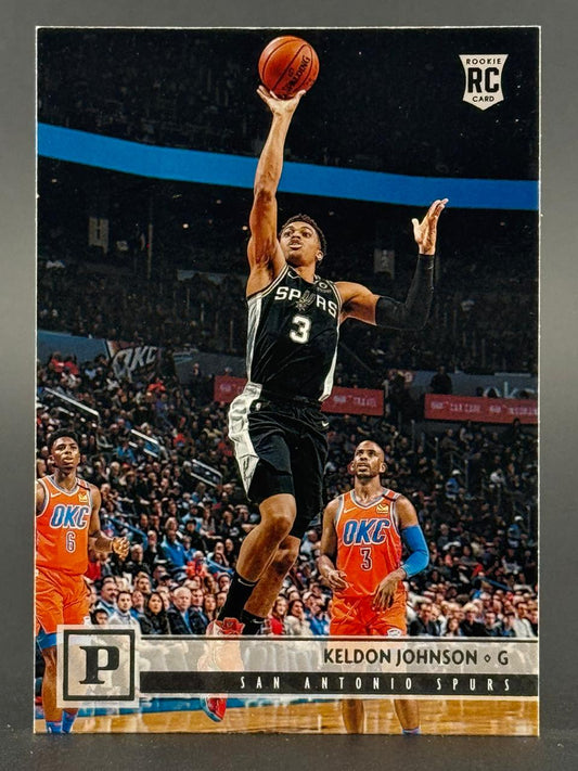 Keldon Johnson 2020-21 Panini basketball trading card.