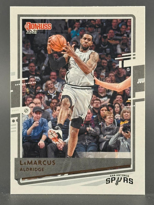 20-21 Donruss LaMarcus Aldridge San Antonio Spurs basketball card.