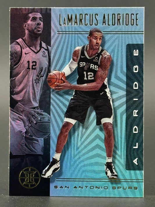 LaMarcus Aldridge San Antonio Spurs trading card.