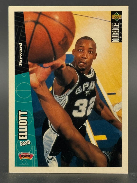 Sean Elliott 1994 Upper Deck Collector's Choice basketball card, #32 Spurs.