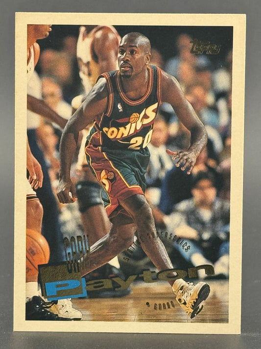 Gary Payton 1993-94 Topps basketball card, #243.