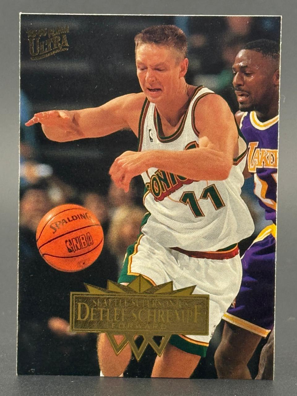 1995-96 Fleer Ultra Detlef Schrempf #283 basketball card.