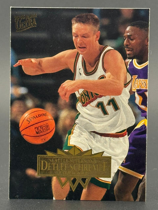 1995-96 Fleer Ultra Detlef Schrempf #283 basketball card.