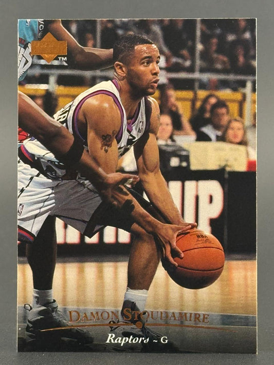 1995-96 Upper Deck Damon Stoudamire Toronto Raptors basketball card #G.