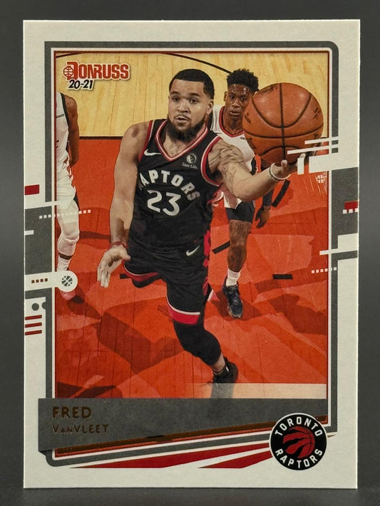 2020-21 Donruss Fred VanVleet basketball card.