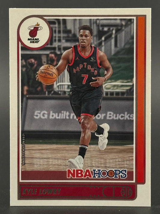 Kyle Lowry 2021-22 NBA Hoops basketball card.