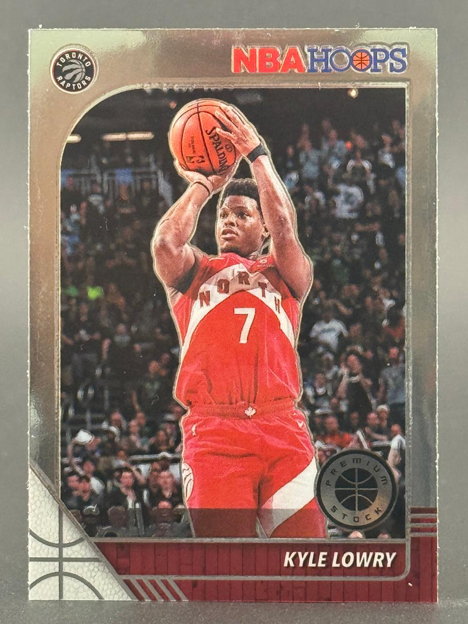 Kyle Lowry NBA Hoops trading card.