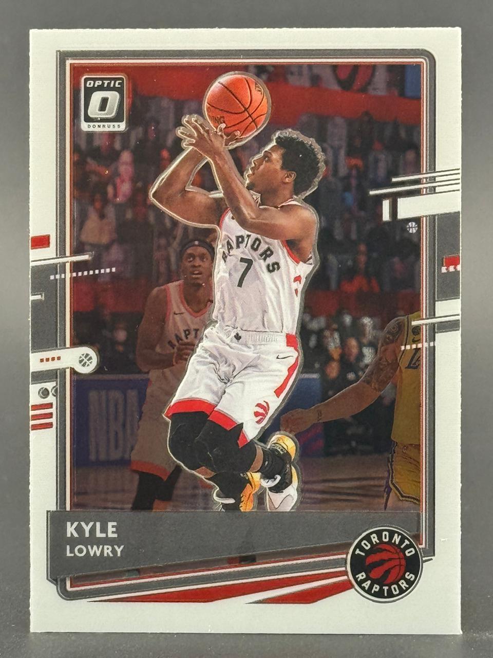 2021-22 Donruss Optic Kyle Lowry basketball card.