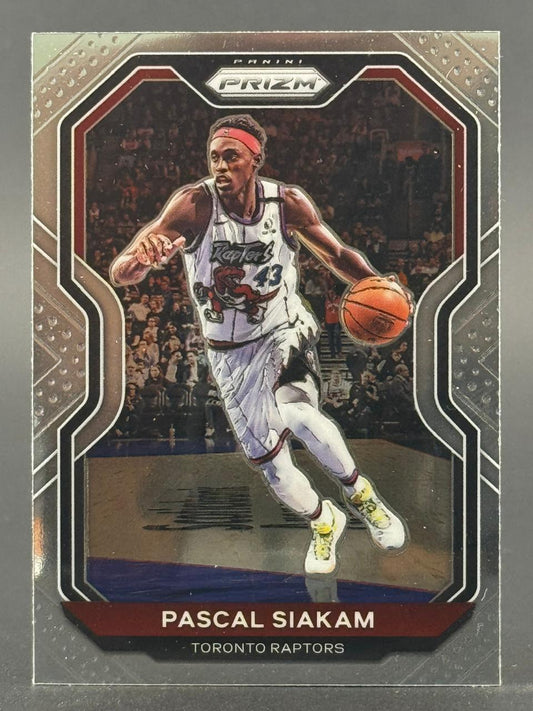 Pascal Siakam 2021-22 Panini Prizm Toronto Raptors basketball card.
