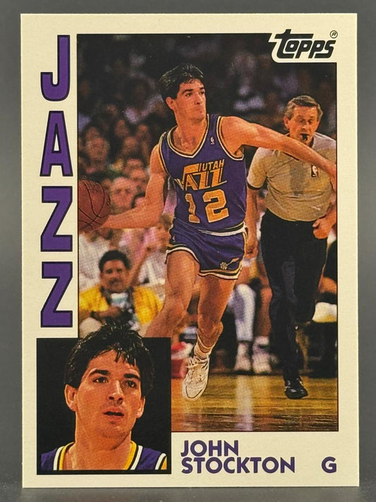 1988-89 Topps John Stockton Utah Jazz basketball card #114.