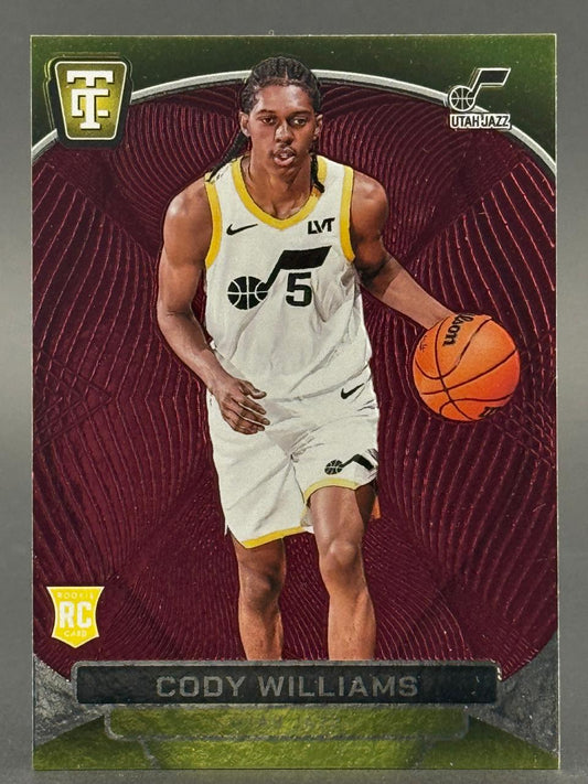 Cody Williams 2024-25 Topps Tipoff rookie card, Utah Jazz, #5.