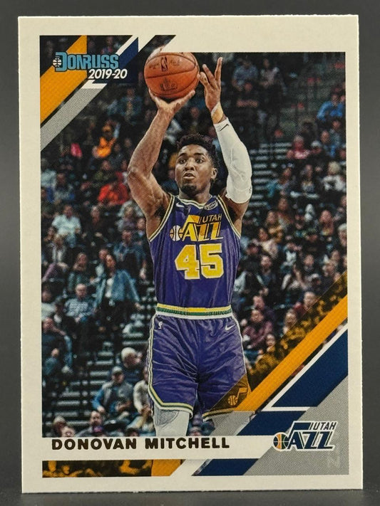 2019-20 Donruss Donovan Mitchell basketball card, #163.