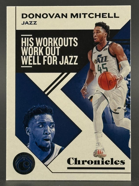 Donovan Mitchell 2019-20 Panini Chronicles trading card.
