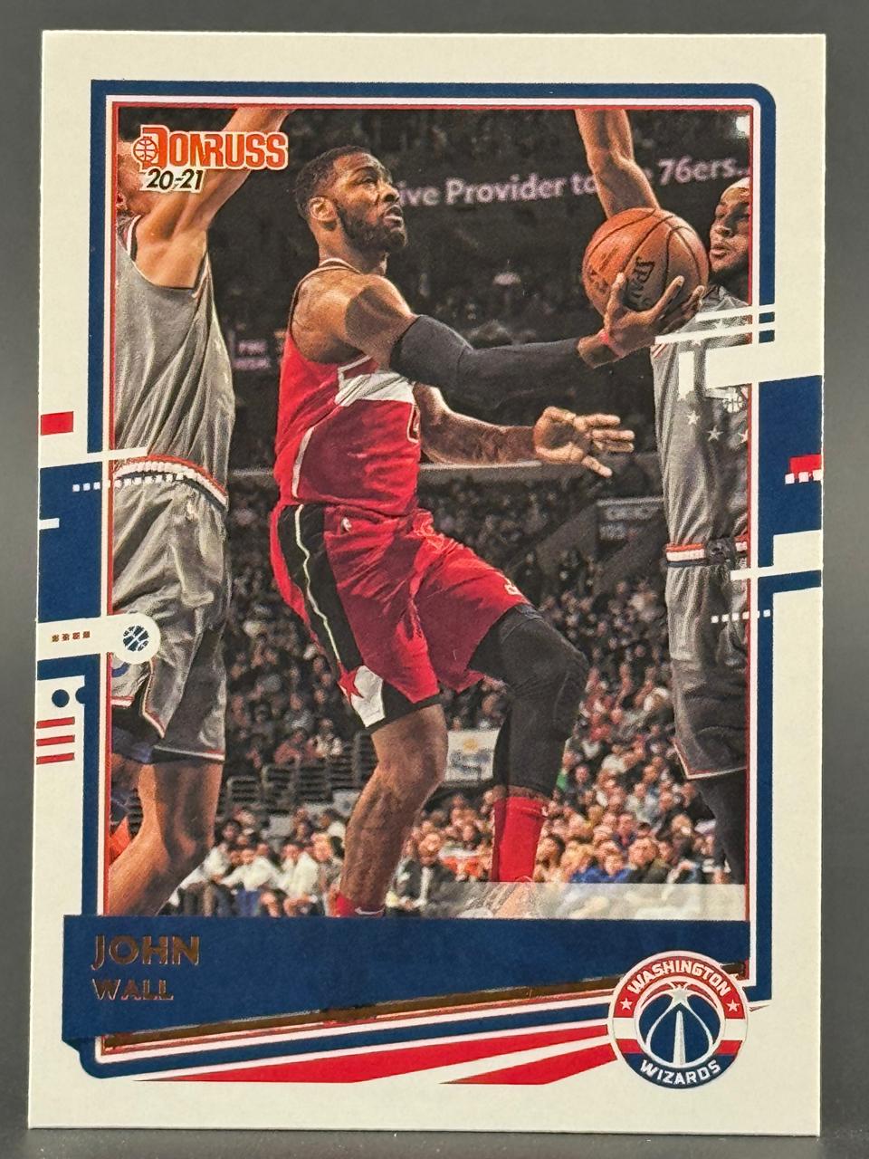2020-21 Donruss John Wall basketball card.