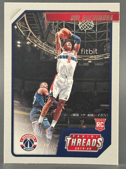 2019-20 Panini Threads Rui Hachimura Rookie Card #8.