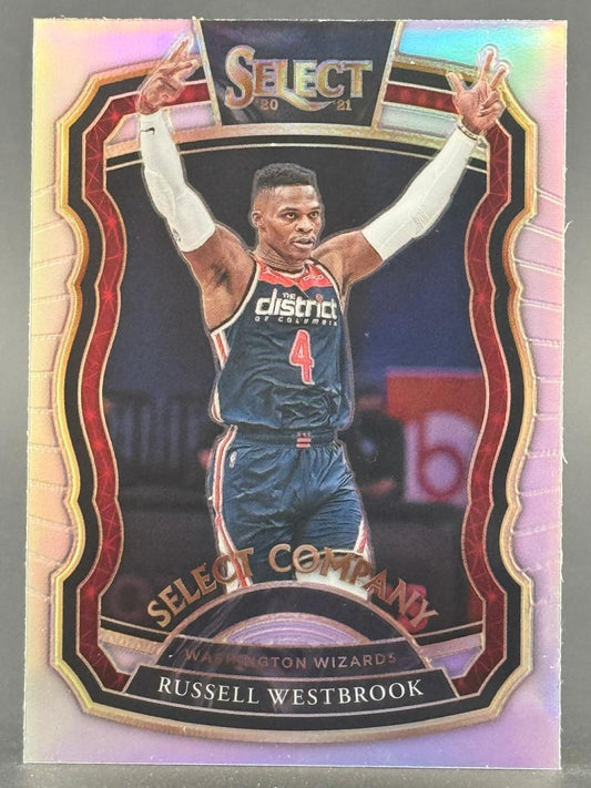 2020-21 Select Russell Westbrook trading card, Select Company subset, #SC-10.