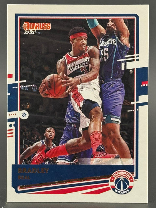 2020-21 Donruss Bradley Beal basketball card.