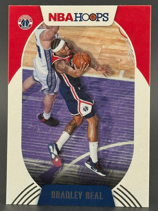 Bradley Beal NBA Hoops trading card, showing the player driving with the ball on a court.