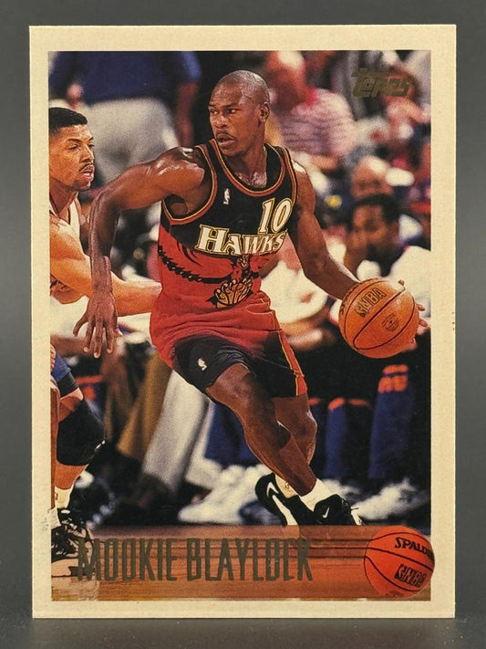 1993-94 Topps Mookie Blaylock Atlanta Hawks basketball card, #10.