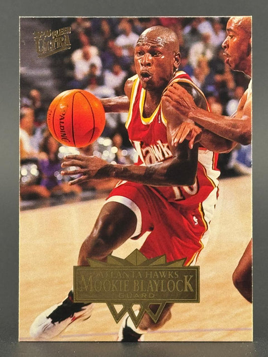 1994-95 Fleer Ultra Mookie Blaylock basketball card.