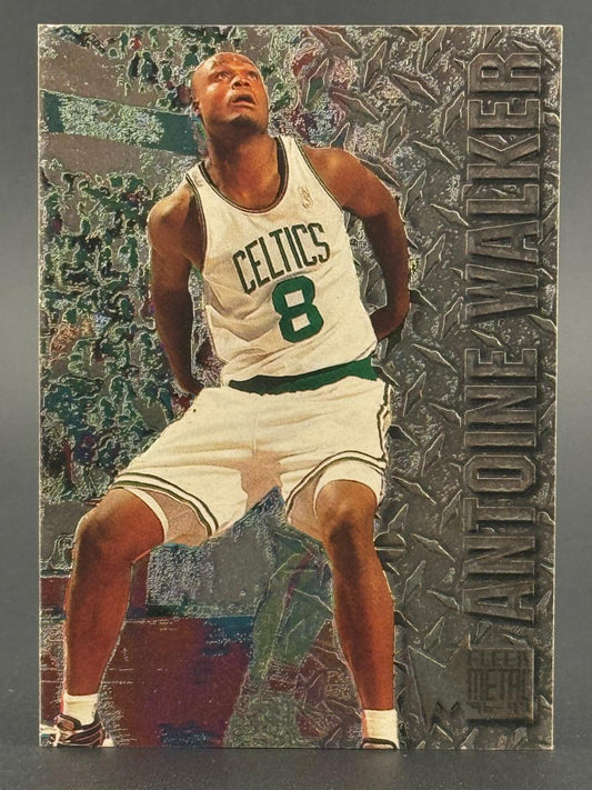 1996-97 Fleer Metal Antoine Walker Celtics basketball card, #8.