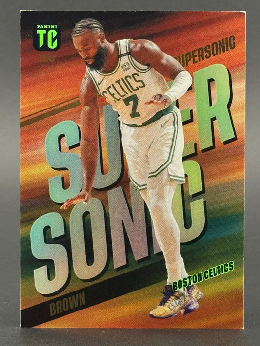 Jaylen Brown Boston Celtics Panini TC Supersonic trading card.