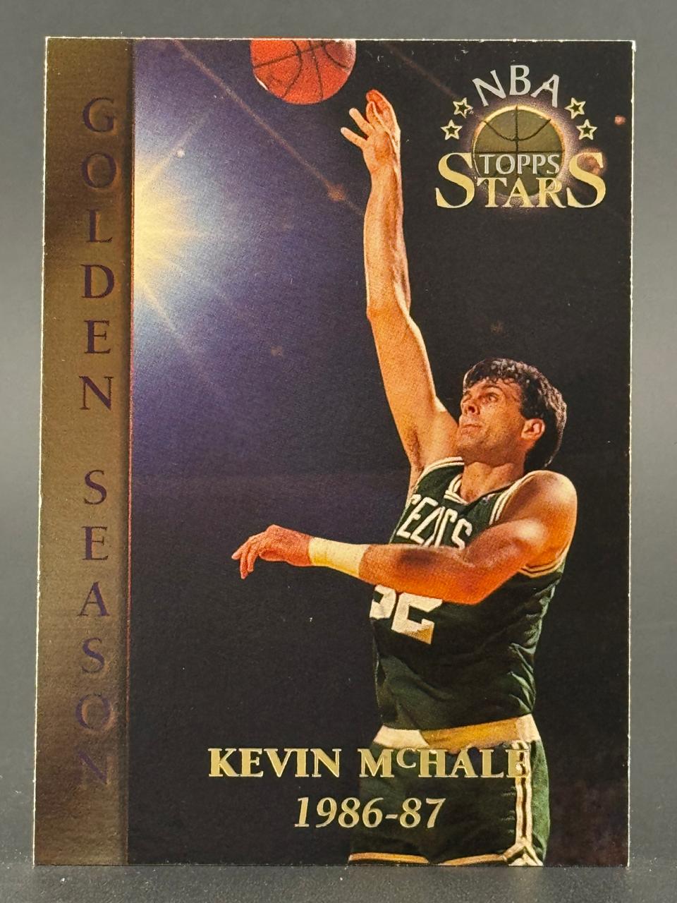 Kevin McHale 1996-97 Topps Stars Golden Season basketball card.