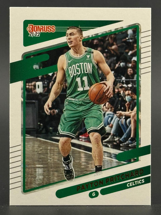 21-22 Donruss Payton Pritchard Celtics basketball card.