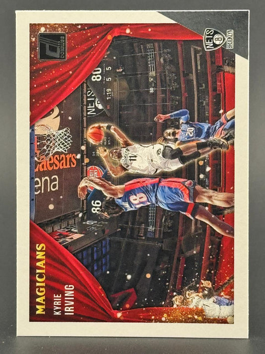 Kyrie Irving 2021-22 Donruss Magicians basketball card.
