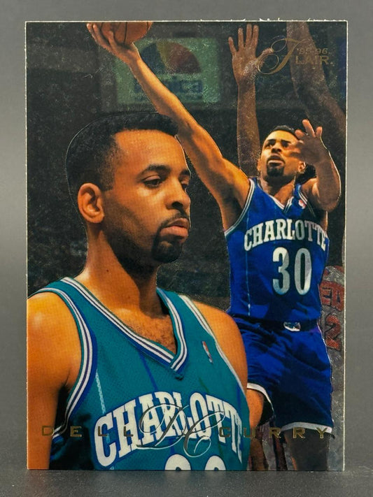 1995-96 Flair Dell Curry basketball card.