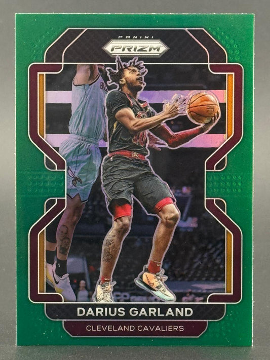 Darius Garland Cleveland Cavaliers trading card, Panini Prizm.
