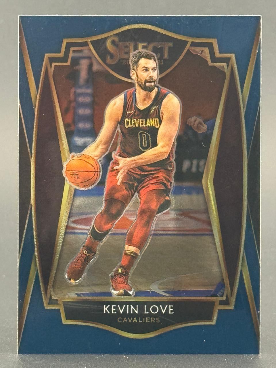 2020-21 Select Kevin Love Cleveland Cavaliers basketball card.