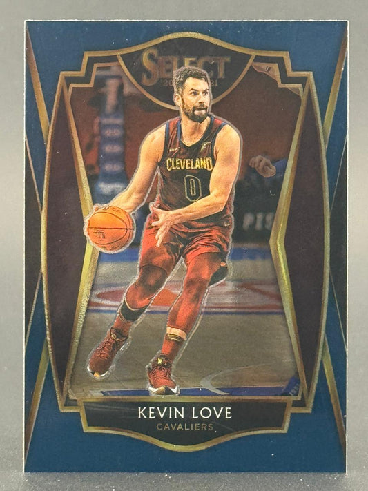 2020-21 Select Kevin Love Cleveland Cavaliers basketball card.